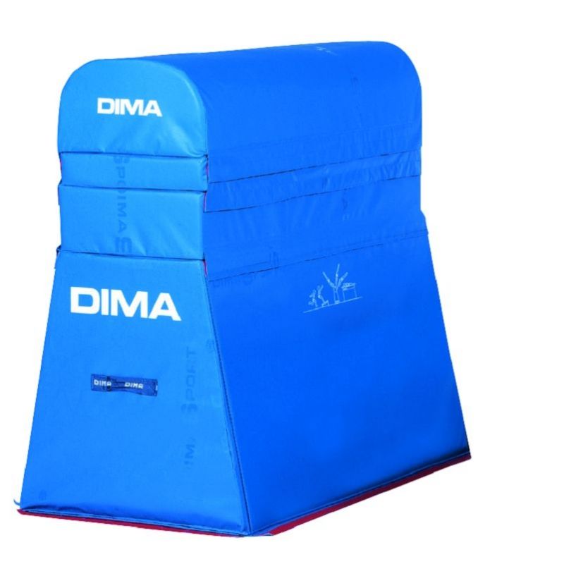 CHEVAL DE SAUT EN MOUSSE DE GYMNASTIQUE 105x55x100cm - DIMASPORT