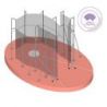 CAGE MARTEAU ALUMINIUM CERTIFIÉE WORLD ATHLETICS A SCELLER |DIMASPORT