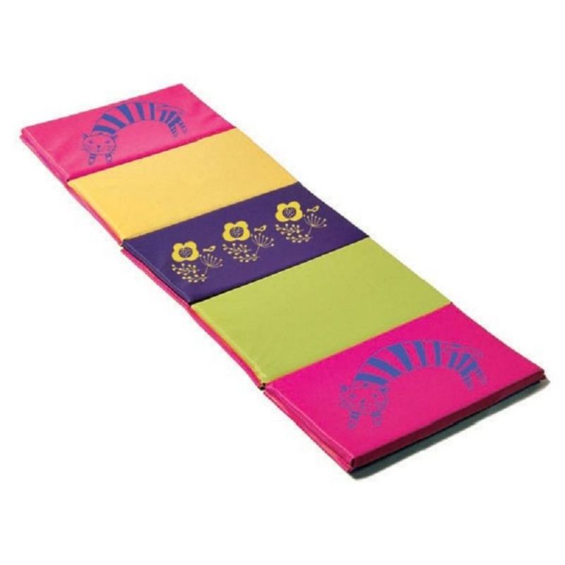 Surface d'evolution repliableserigraphiee multicolore 250 x 100 x 4 cm