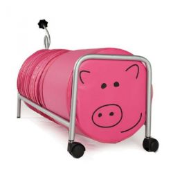 ENSEMBLE DE COUSSIN / POUF POUR ENFANT AVEC CHARIOT DE RANGEMENT