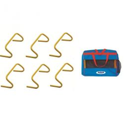 HAIES DE VÉLOCITÉ HAUTEUR 15 OU 30 CM - LOT DE 6 - DIMASPORT