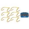 Haies de velocite pliables double hauteur 15 et 30 cmle lot de 6