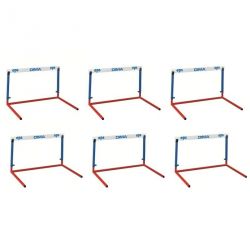 HAIES SCOLAIRES D'ATHLÉTISME 10 HAUTEURS - LOT DE 3 OU 6 - DIMASPORT