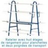 Chariot pour planchettes a plasticine