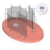 CAGE MARTEAU ALUMINIUM CERTIFIÉE WORLD ATHLETICS A SCELLER |DIMASPORT