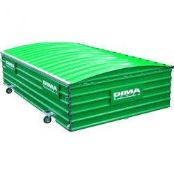 Garage sur roues fixes pour sautoir hauteur eps5.00 x 3.20m