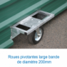 Garage sur roues fixes pour sautoir hauteur concept iii8.50 x 4.80m