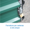 Garage / abri extérieur pour rangement matériel 5.10 x 2.20 x 1.90 m