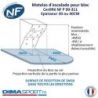 MATELAS SUR MESURE ESCALADE DE BLOC - ÉPAISSEUR 30/40CM -DIMASPORT