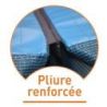 Sautoir repliable en 3 parties