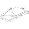 Matelas hauteur interclub 6.00 x 3.00 x 0.70m