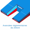 Matelas perche meetingdouble entree monohousse10.00 x 5.00 x 0.80/0.50m