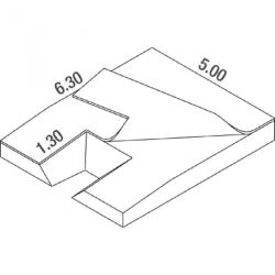 Matelas perche club monohousse confort plus 6.30 x 5.00 x 0.80/0.50m