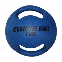 MEDICINE BALL A DOUBLE POIGNÉE - 6, 7 ET 8KG - DIMASPORT
