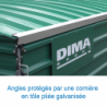 Garage sur roues fixes pour sautoir hauteur eps5.00 x 3.20m