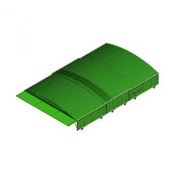 Garage integral sur roues fixes pour sautoir perche concept iv10.00 x 6.50m