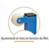 POTEAUX BADMINTON CLUB 26KG LA PAIRE - DIMASPORT