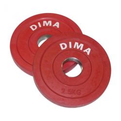 DISQUES DE PRÉCISION POUR BARRE OLYMPIQUE DE MUSCULATION - DIMASPORT