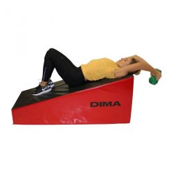 BLACK AND RED INCLINED FOAM MODULE - DIMASPORT