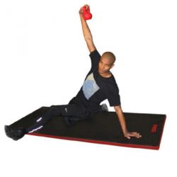 TAPIS DE SPORT / FITNESS NOIR 200X100CM - DIMASPORT