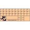 Cartons de controle pour course d'orientationlot de 50